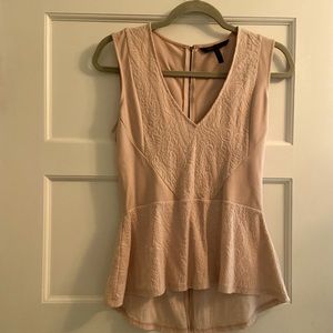 BCBG pink Dressy tank size S
